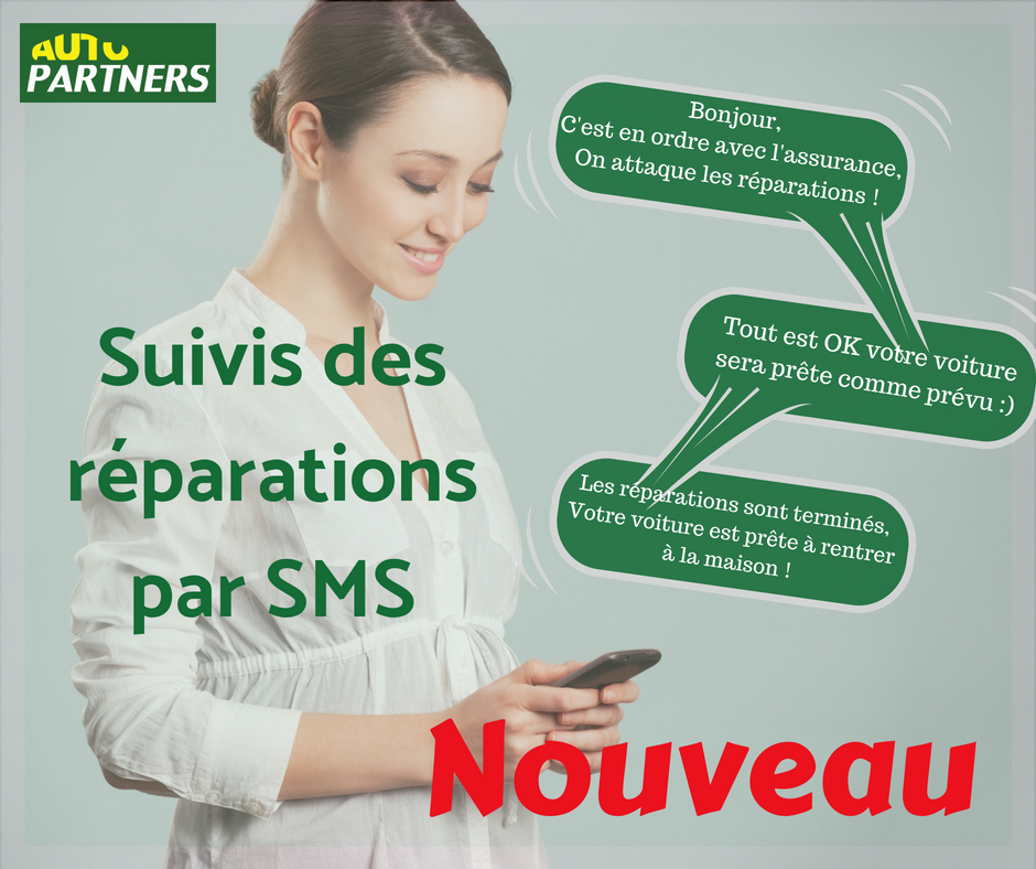 NOUVEAU !!! Suivis des réparations par SMS Soyez tranquille, on s'occupe de votre voiture :)